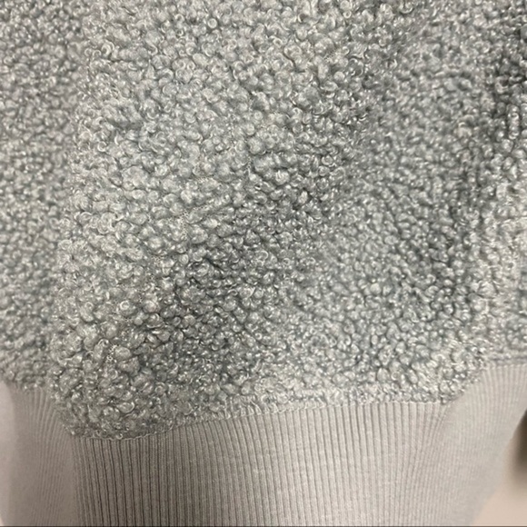 TOPSHOP | Boucle Fleece Sweatshirt Size 2 - Picture 5 of 7